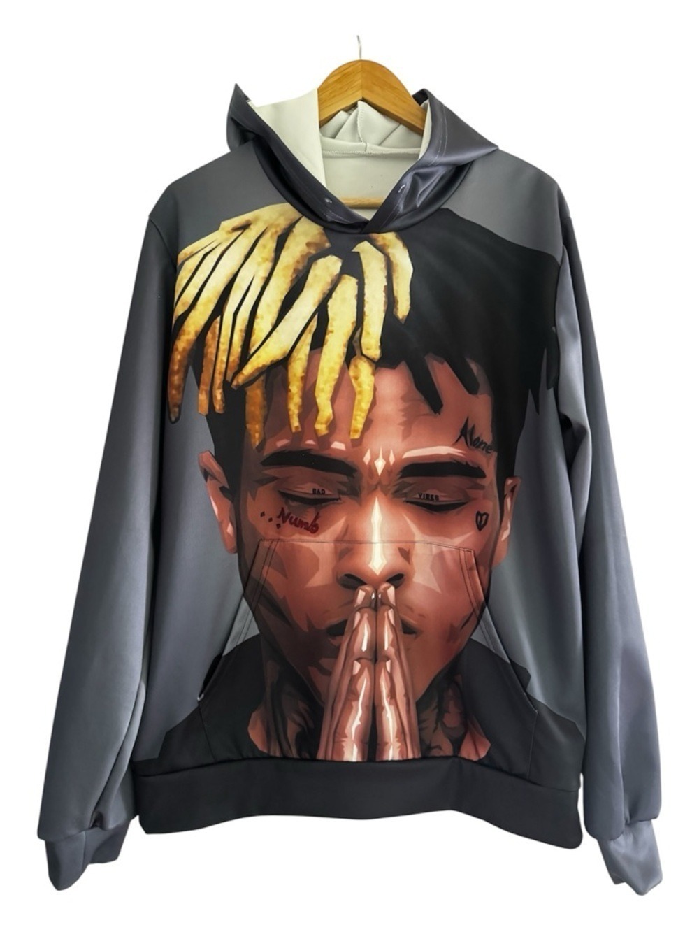 XXXTENTACION Graphic Pullover Hoodie Rap Hip Hop Streetwear